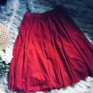 Torrid Mesh A-line skirt